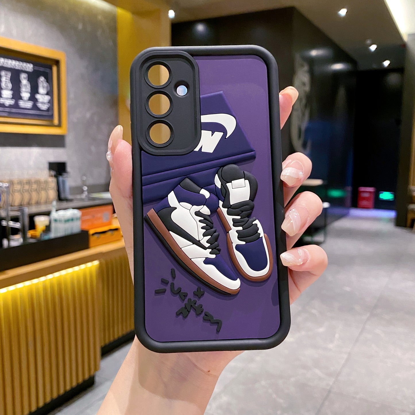 Samsung A55 5G Nike Soft Silicone Cute 3D Cartoon Back Cover Case - Nike 2
