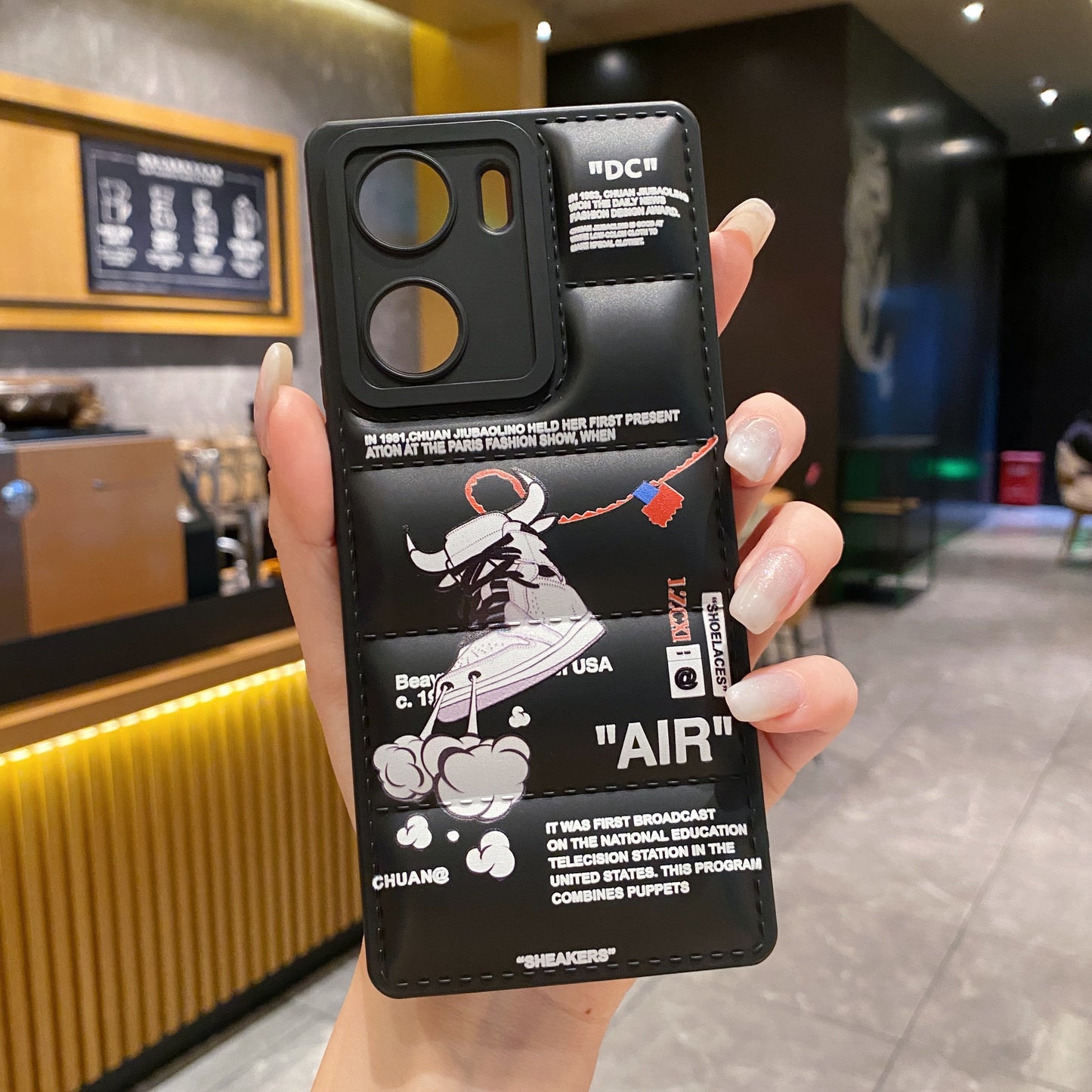 Vivo V29E 5G Matte Soft Puff Jacket case_Pattern 5