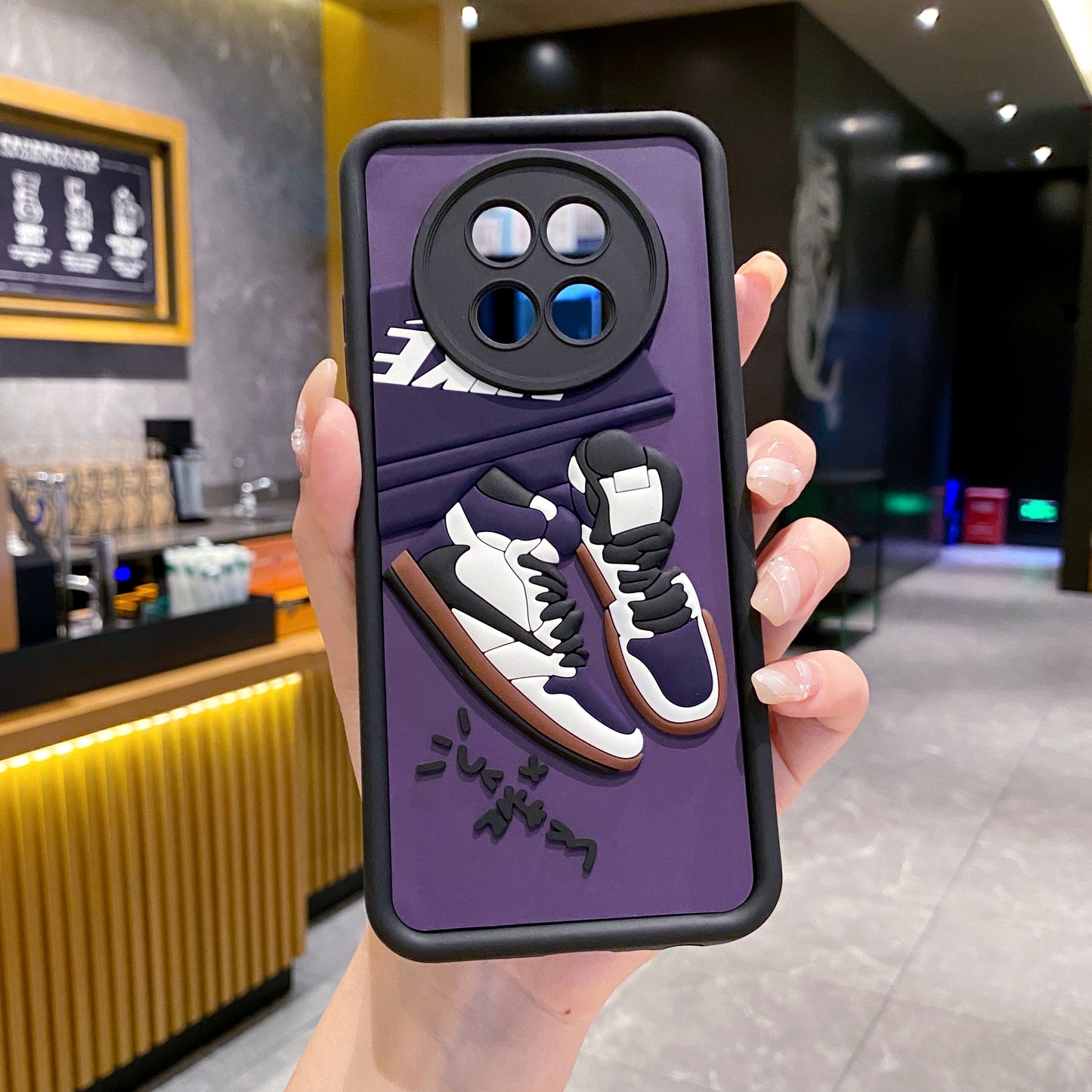 Realme 12 5G / 12X 5G Nike Soft Silicone Cute 3D Cartoon Back Cover Case - Nike 2