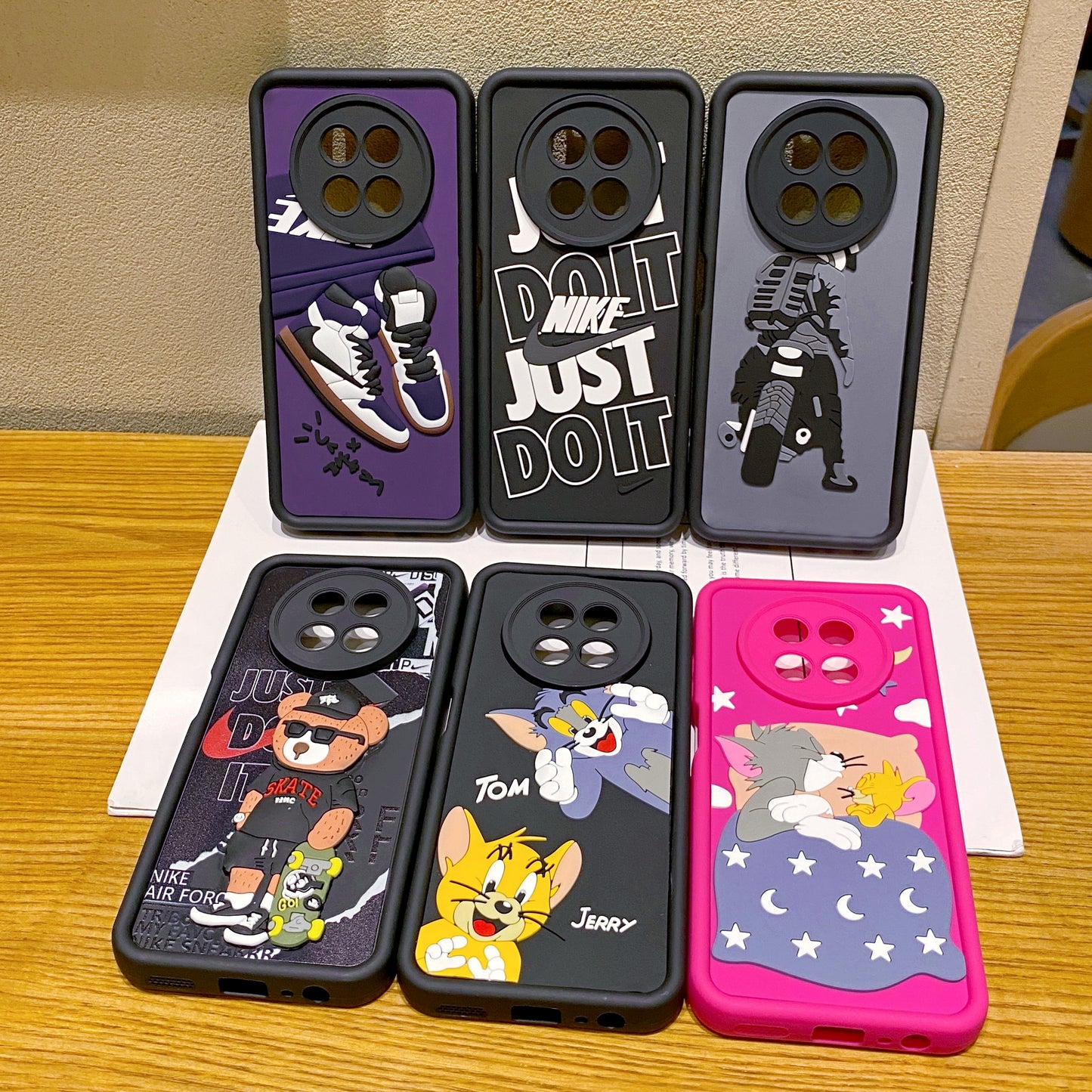 Realme 12 5G / 12X 5G Nike Soft Silicone Cute 3D Cartoon Back Cover Case - Nike 1