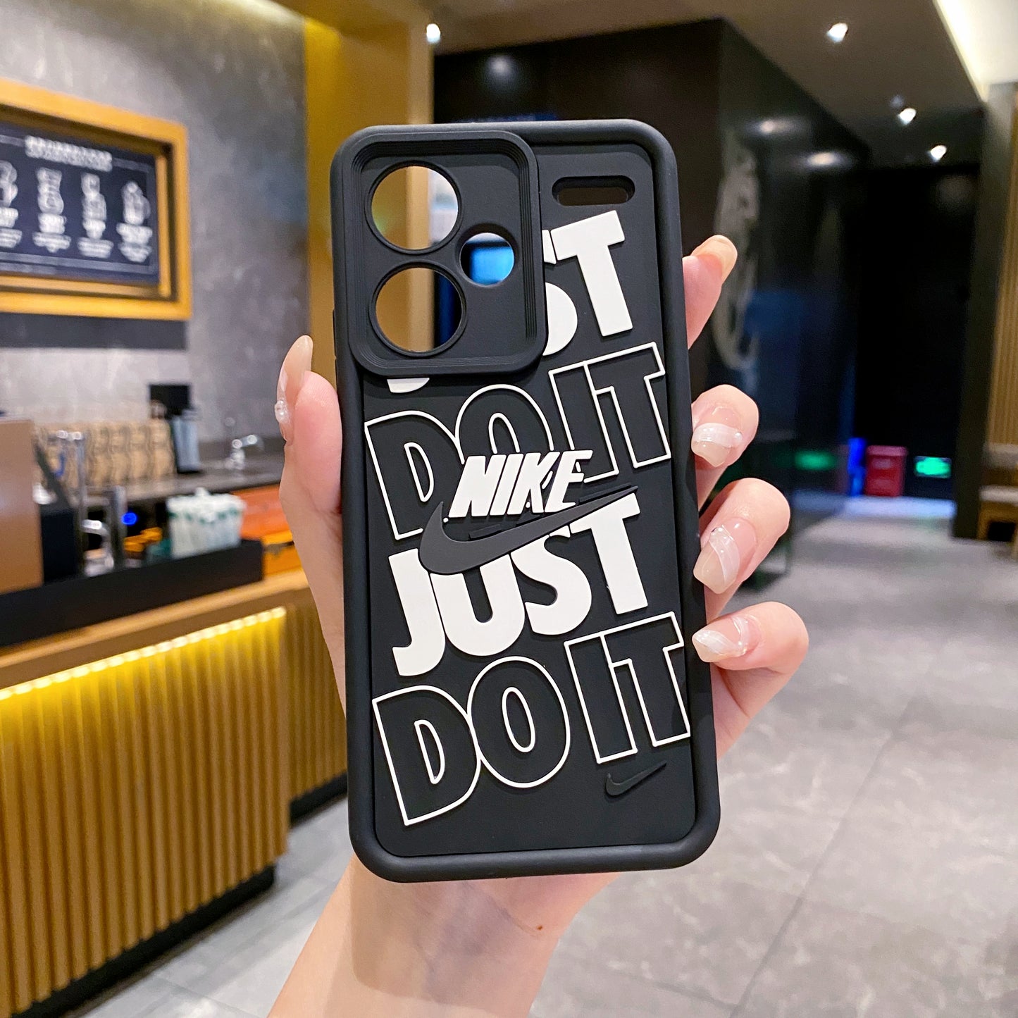 Redmi Note 13 Pro Plus 5G Nike Soft Silicone Cute 3D Cartoon Back Cover Case - Nike 1