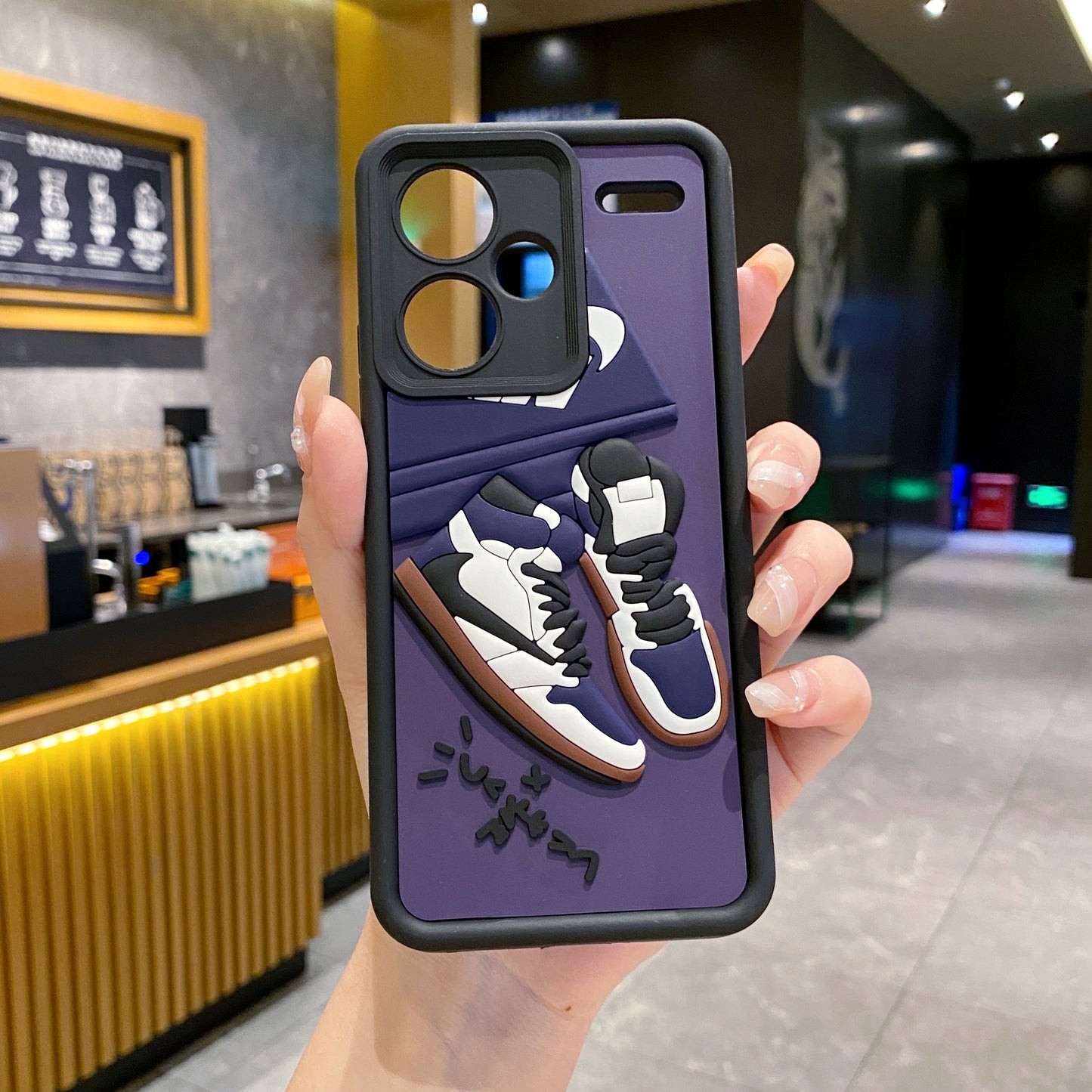 Redmi Note 13 Pro Plus 5G Nike Soft Silicone Cute 3D Cartoon Back Cover Case - Nike 2