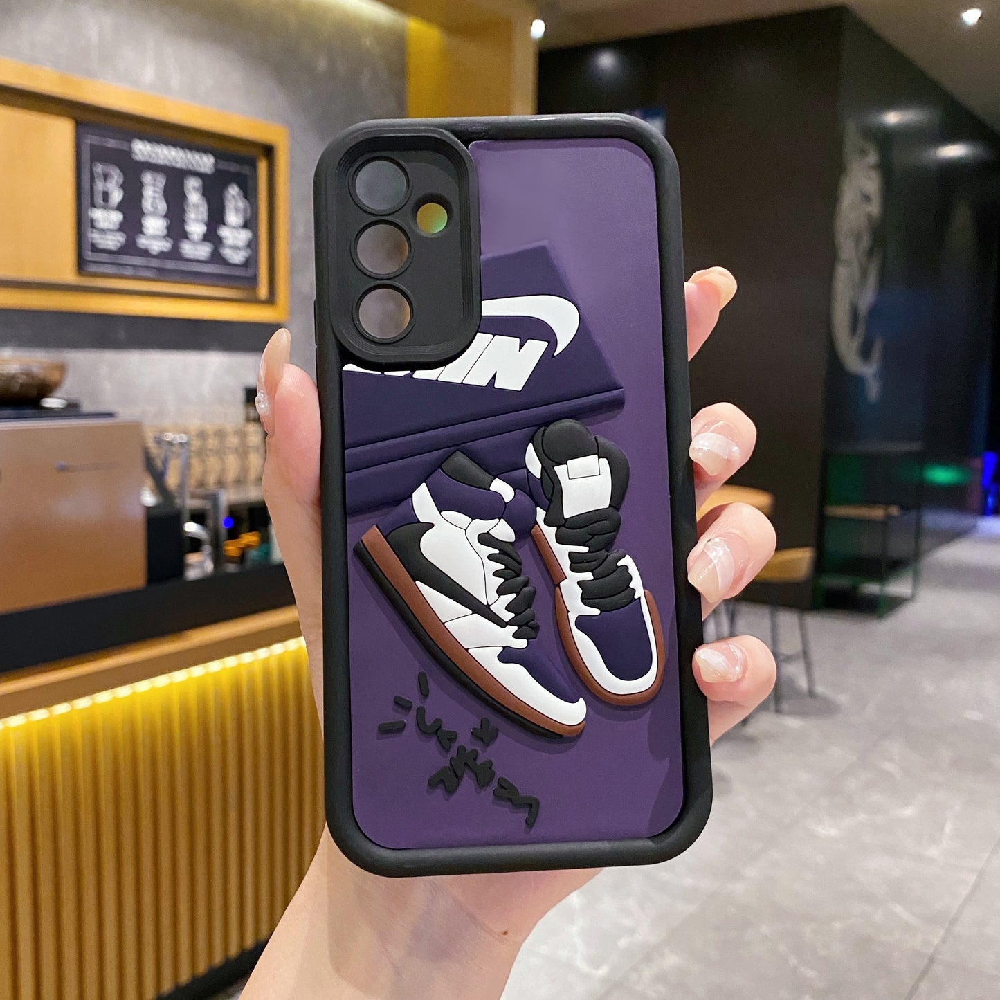Samsung S24 5G Nike Soft Silicone Cute 3D Cartoon Back Cover Case - Nike 2