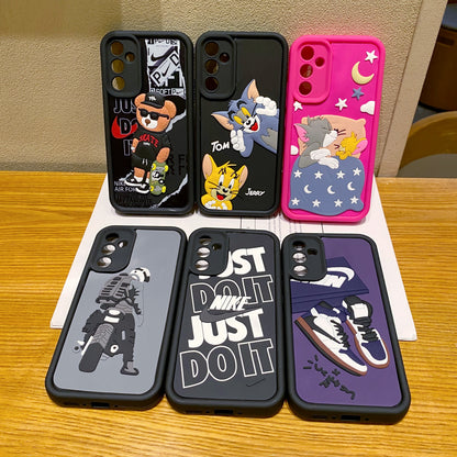 Samsung S24 5G Moto Rider Soft Silicone Cute 3D Cartoon Back Cover Case - Moto Rider