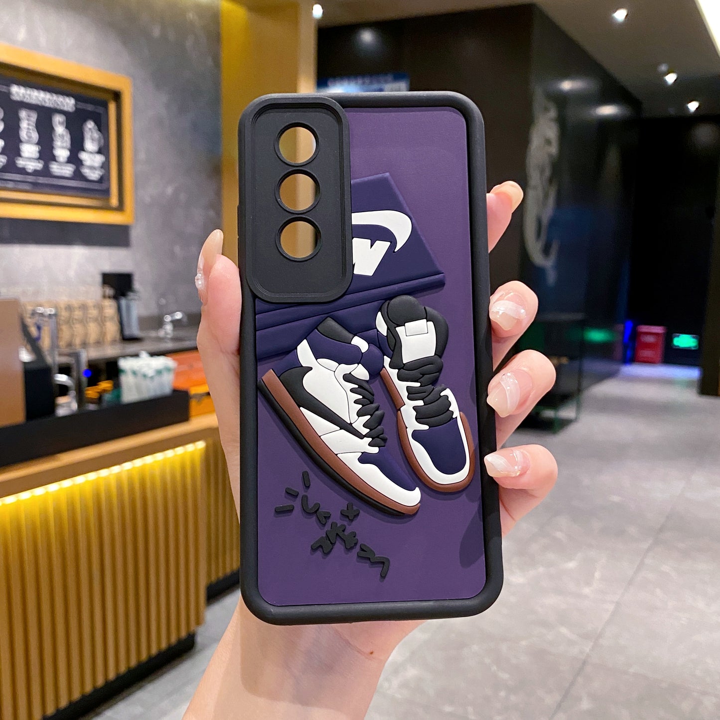 OnePlus Nord CE 4 5G Nike Soft Silicone Cute 3D Cartoon Back Cover Case - Nike 2
