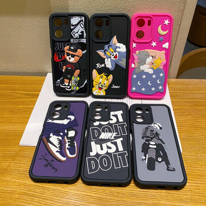 Vivo Y56 5G Tom & Jerry Soft Silicone Cute 3D Cartoon Back Cover Case - Tom & Jerry