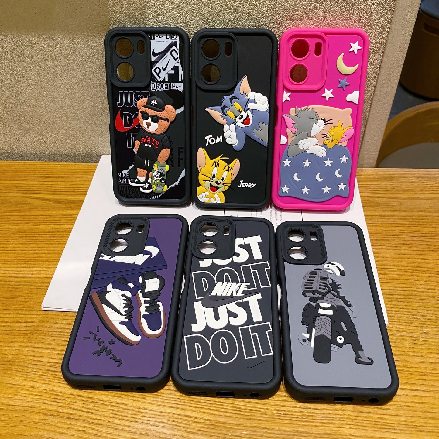 Vivo Y56 5G Bear Soft Silicone Cute 3D Cartoon Back Cover Case - Bear