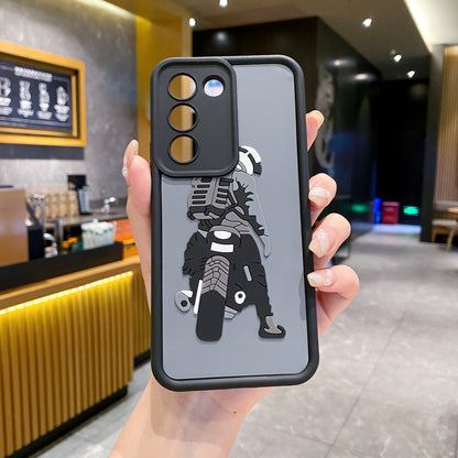 Realme 14x 5g Moto Rider Soft Silicone Cute 3D Cartoon Back Cover Case - Moto Rider