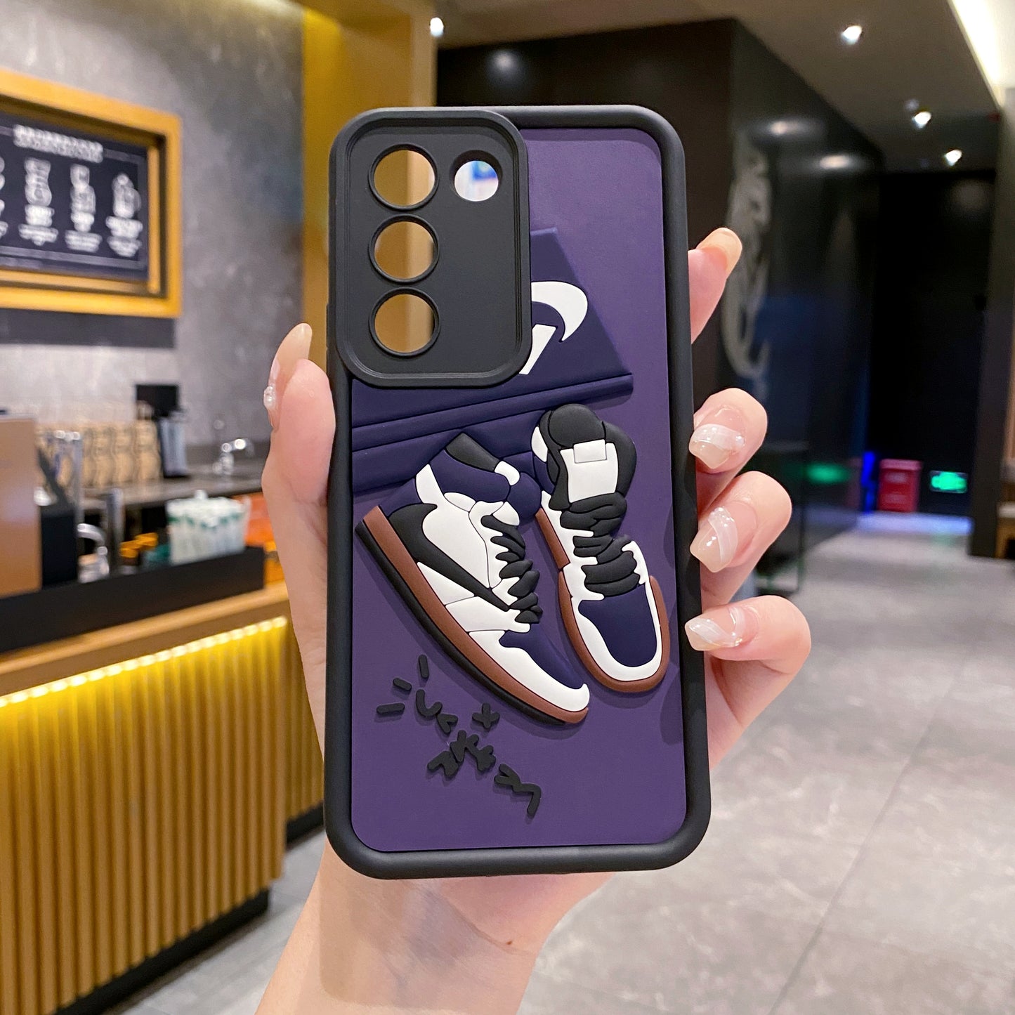 Vivo T3 5G Nike Soft Silicone Cute 3D Cartoon Back Cover Case - Nike 2