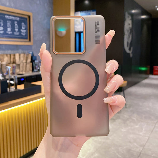 Motorola Moto G86 Power 5G Premium Magnetic Frosted Ultra Slim Back Case - Black