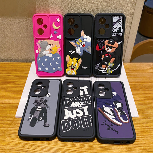 OnePlus Nord CE 3 Lite 5G Moto Rider Soft Silicone Cute 3D Cartoon Back Cover Case - Moto Rider