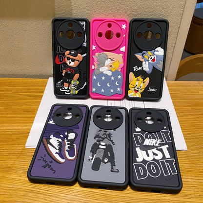 Realme 11 Pro/11 Pro+ 5G Moto Rider Soft Silicone Cute 3D Cartoon Back Cover Case - Moto Rider