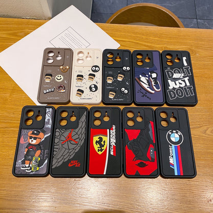 Redmi Note 14 5G BMW Soft Silicone Cute 3D Cartoon Back Cover Case - BMW