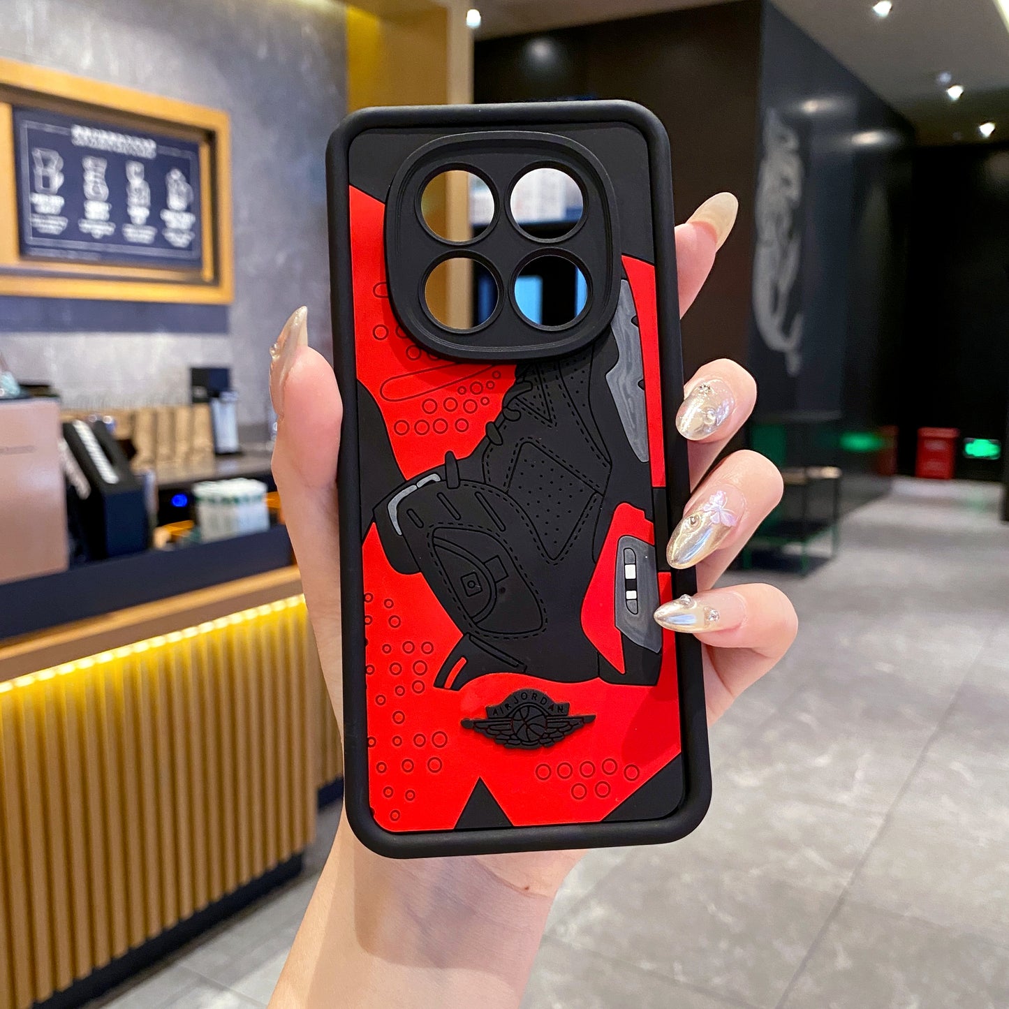 Redmi Note 14 Pro 5G Jordan Soft Silicone Cute 3D Cartoon Back Cover Case - Jordan 2