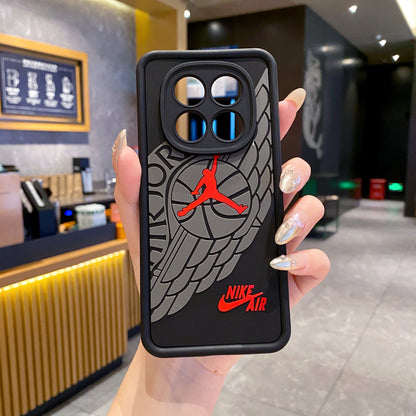 Redmi Note 14 Pro 5G Jordan Soft Silicone Cute 3D Cartoon Back Cover Case - Jordan 1