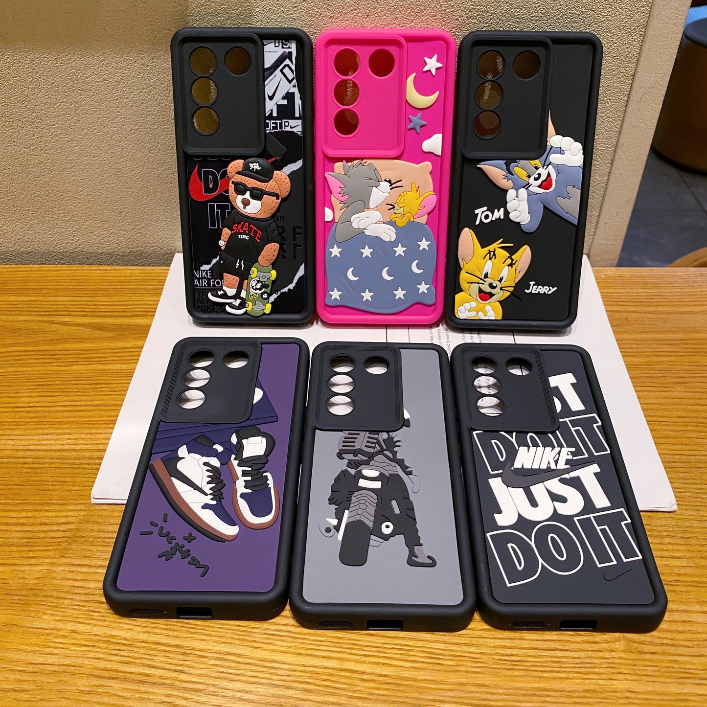 Vivo V27 5G Nike Soft Silicone Cute 3D Cartoon Back Cover Case - Nike 1