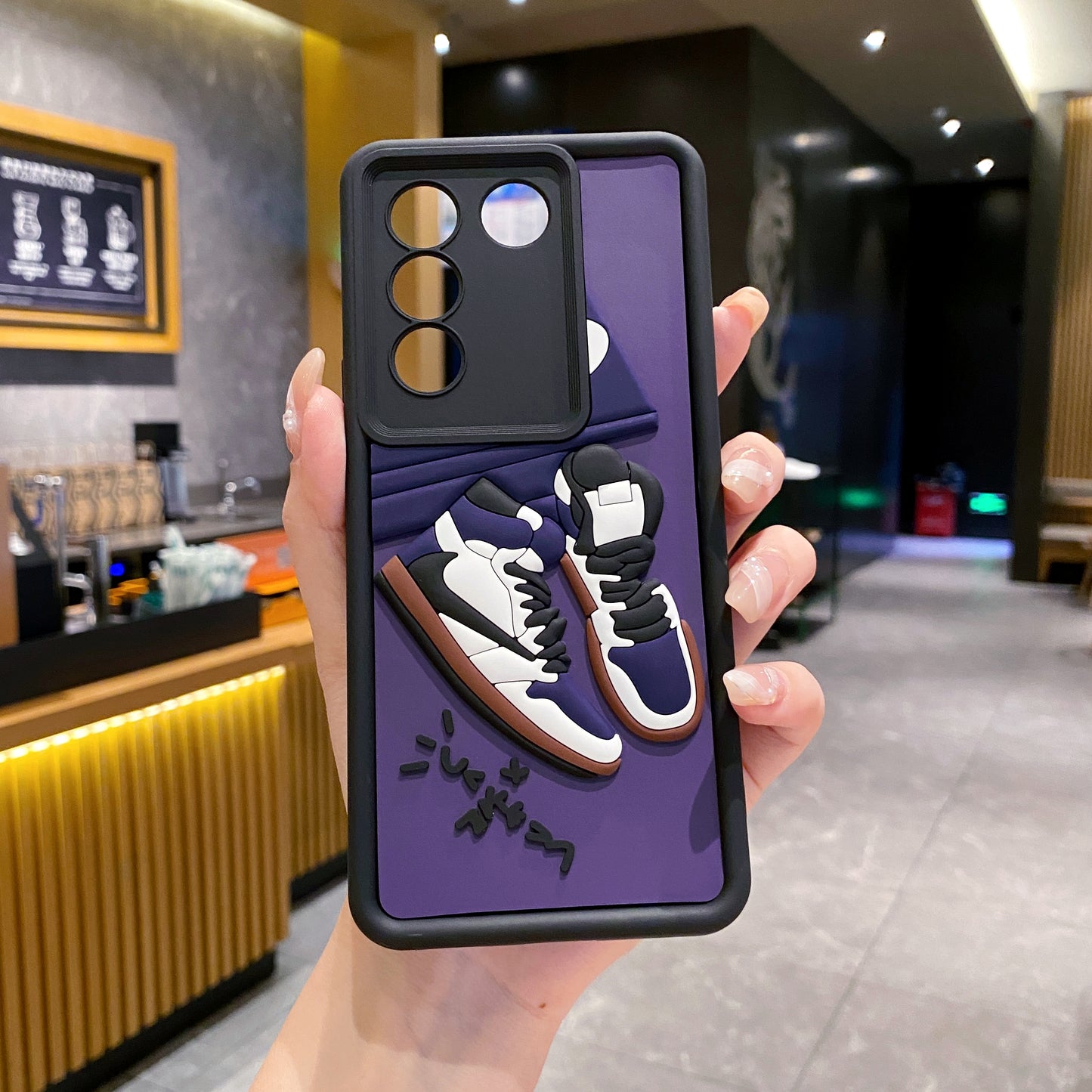 Vivo V27 5G Nike Soft Silicone Cute 3D Cartoon Back Cover Case - Nike 2