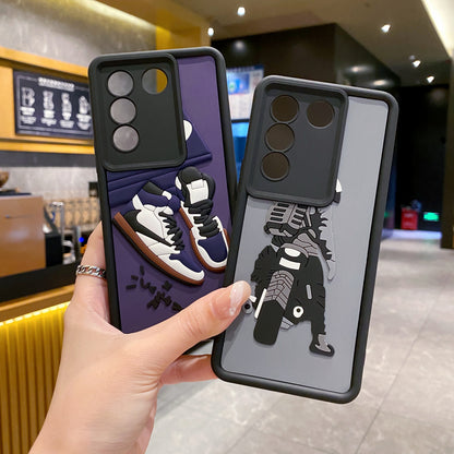 Vivo V27 5G Nike Soft Silicone Cute 3D Cartoon Back Cover Case - Nike 2