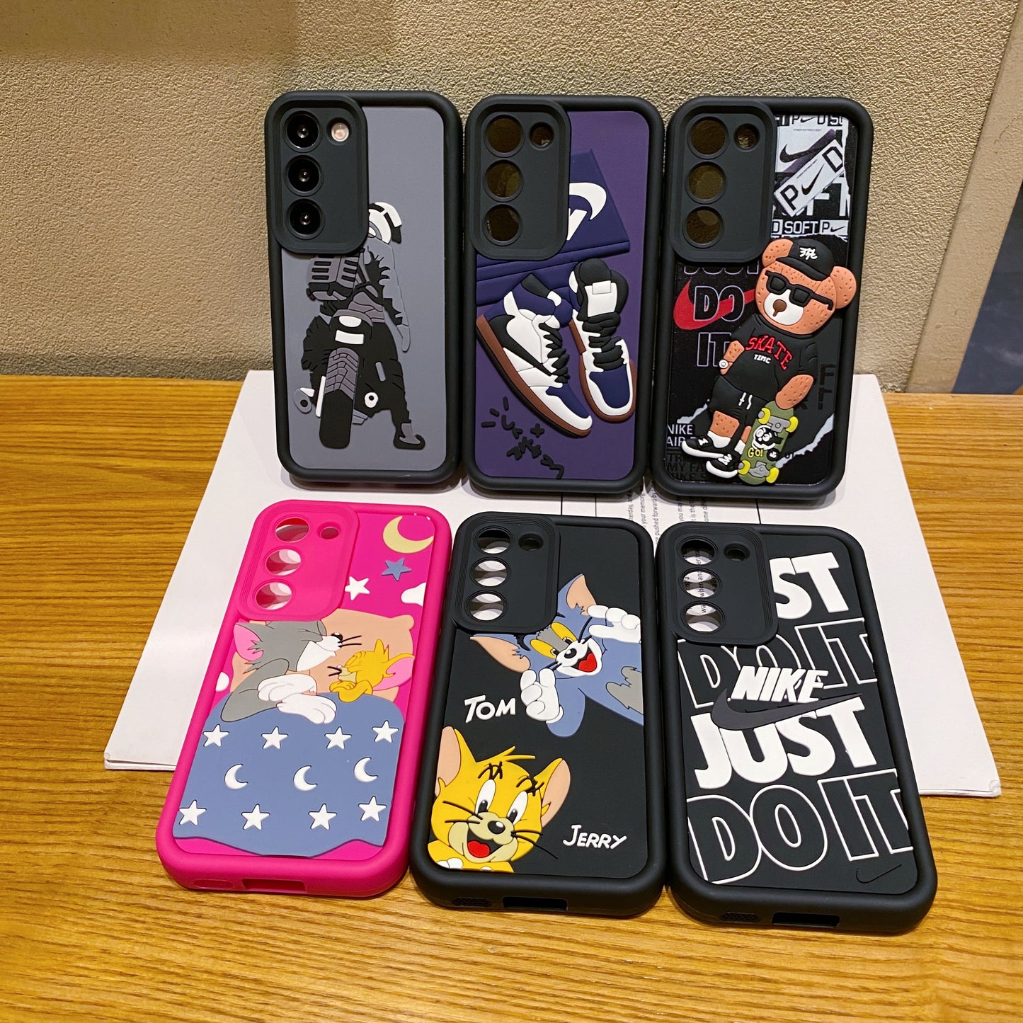 Samsung S23 5G Nike Soft Silicone Cute 3D Cartoon Back Cover Case - Nike 1