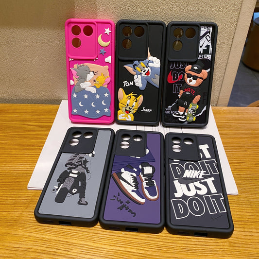 Vivo T2 Pro 5G Nike Soft Silicone Cute 3D Cartoon Back Cover Case - Nike 1
