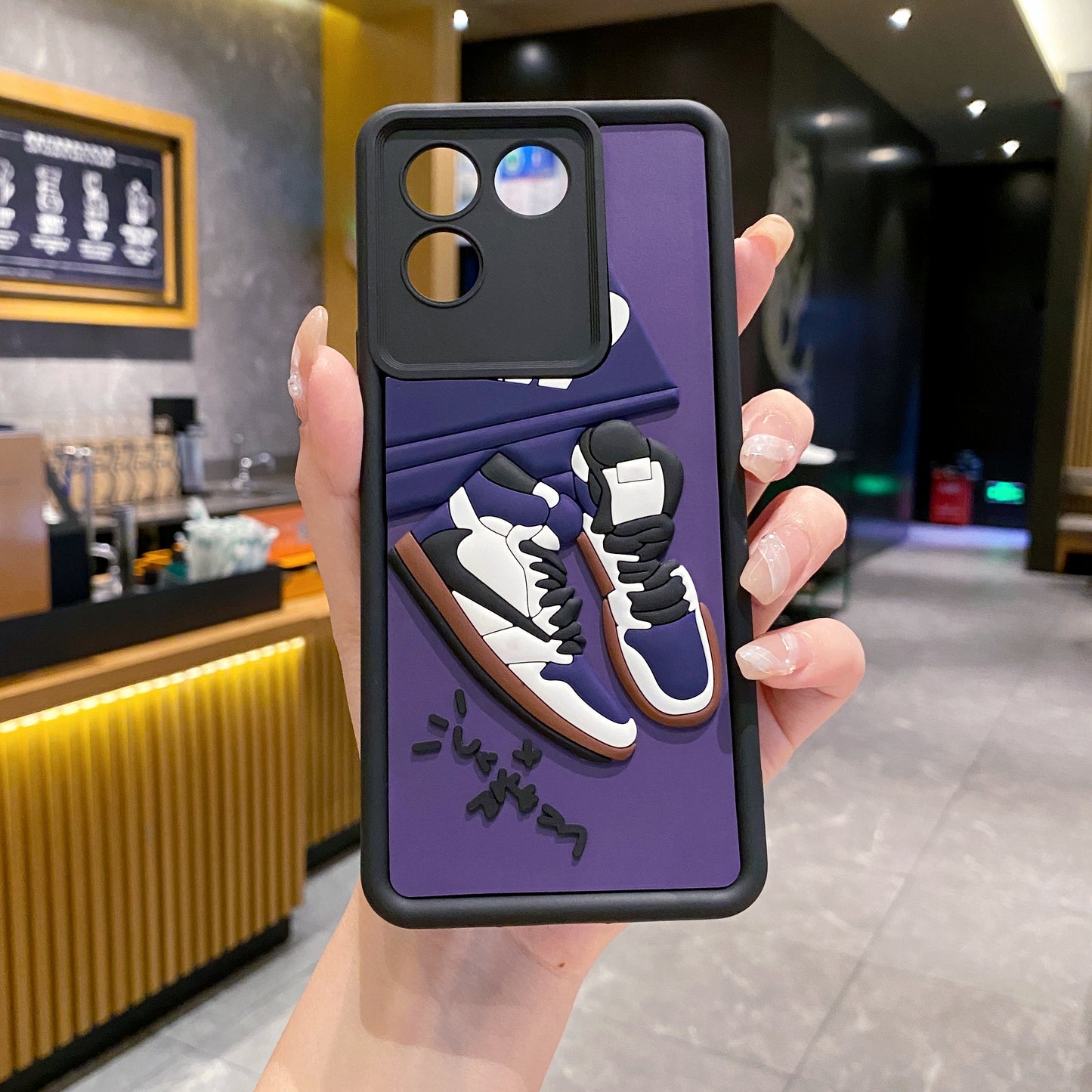 Vivo T2 Pro 5G Nike Soft Silicone Cute 3D Cartoon Back Cover Case - Nike 2