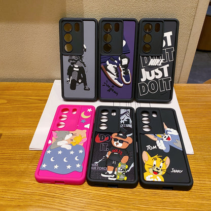 Vivo V29 5G Moto Rider Soft Silicone Cute 3D Cartoon Back Cover Case - Moto Rider