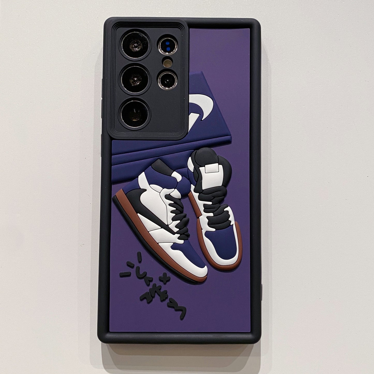 Samsung S24 Ultra 5G Nike Soft Silicone Cute 3D Cartoon Back Cover Case - Nike 2