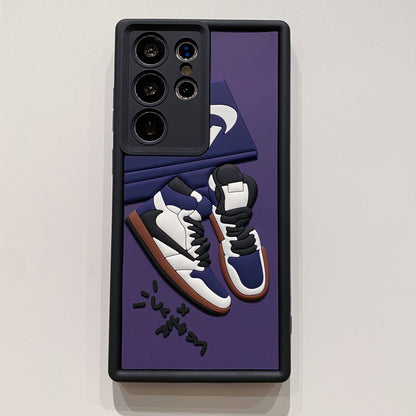 Samsung S24 Ultra 5G Nike Soft Silicone Cute 3D Cartoon Back Cover Case - Nike 2