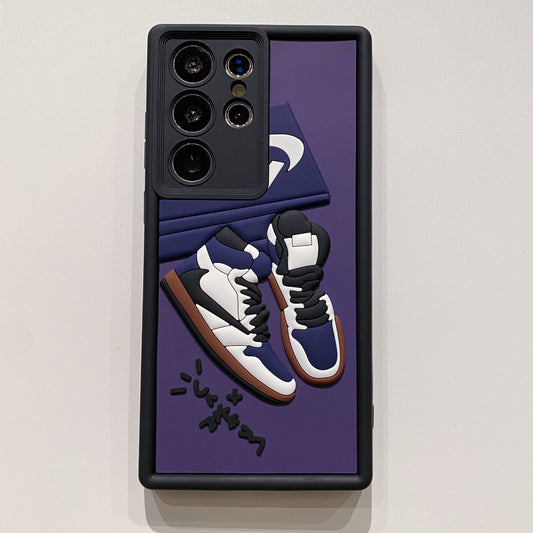 Samsung S24 Ultra 5G Nike Soft Silicone Cute 3D Cartoon Back Cover Case - Nike 2