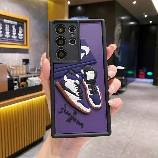 Samsung S24 Ultra 5G Nike Soft Silicone Cute 3D Cartoon Back Cover Case - Nike 2