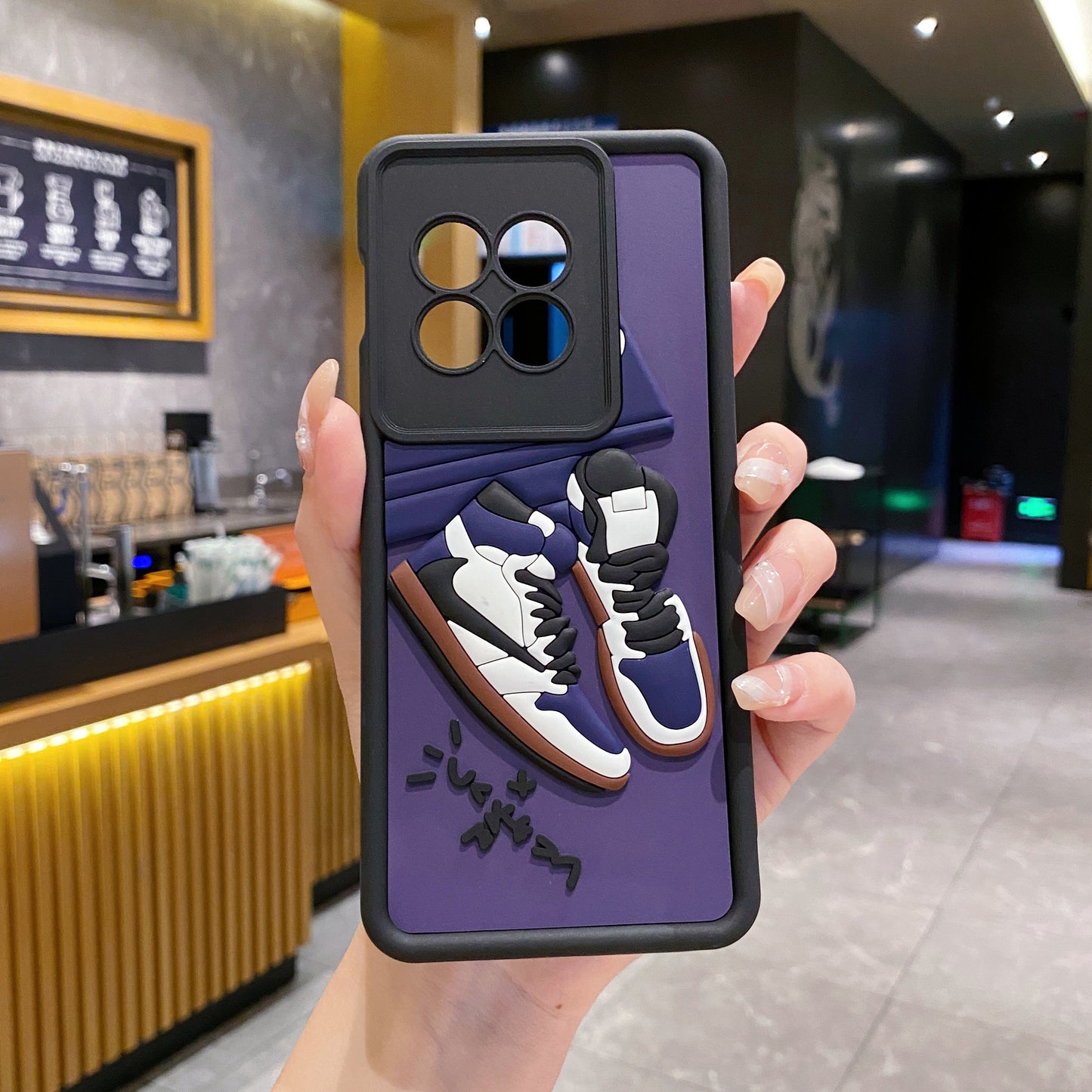 One Plus 11r 5G Nike Soft Silicone Cute 3D Cartoon Back Cover Case - Nike 2