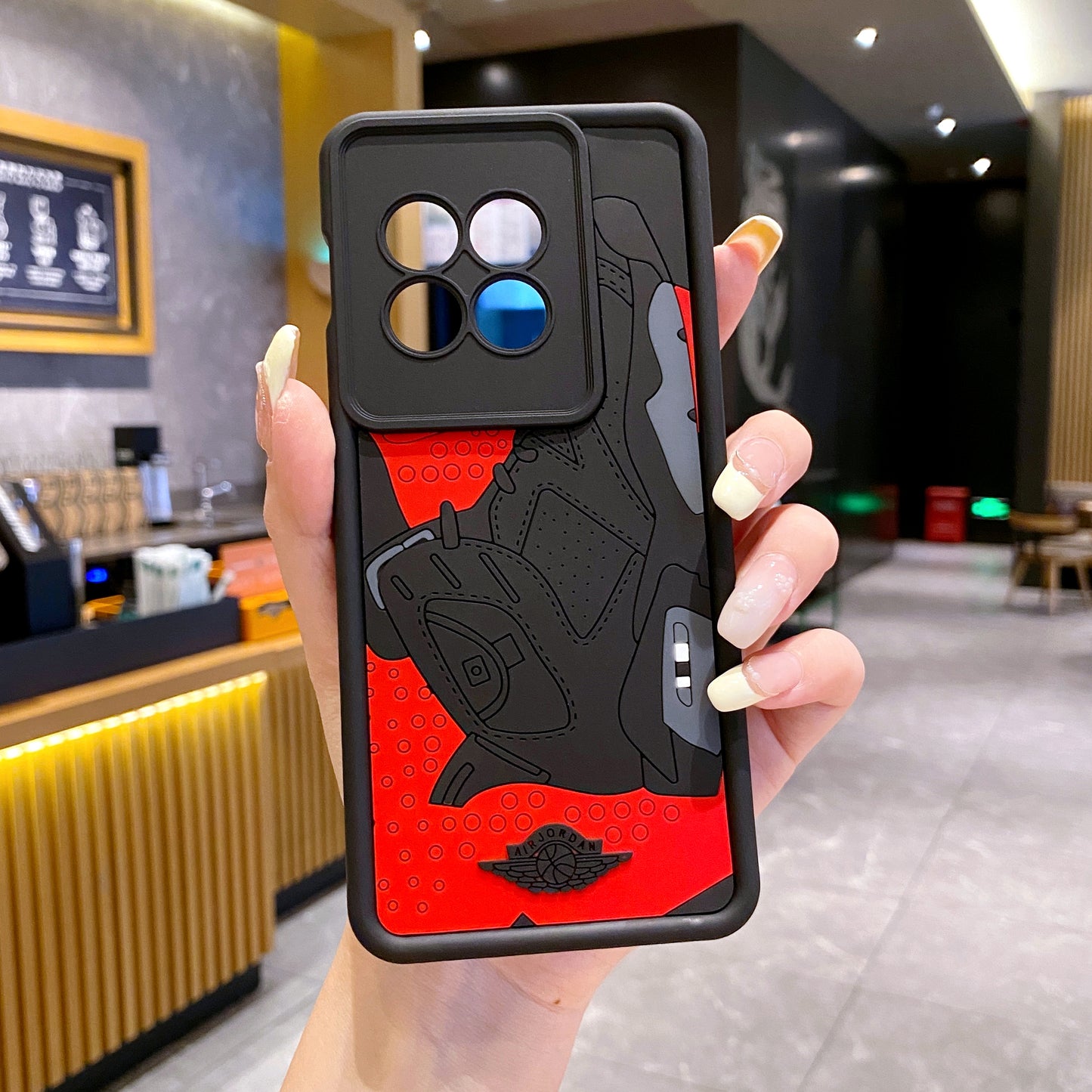 One Plus 11r 5G Jordan Soft Silicone Cute 3D Cartoon Back Cover Case - Jordan 2