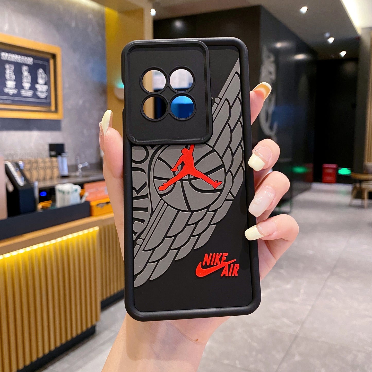 One Plus 11r 5G Jordan Soft Silicone Cute 3D Cartoon Back Cover Case - Jordan 1