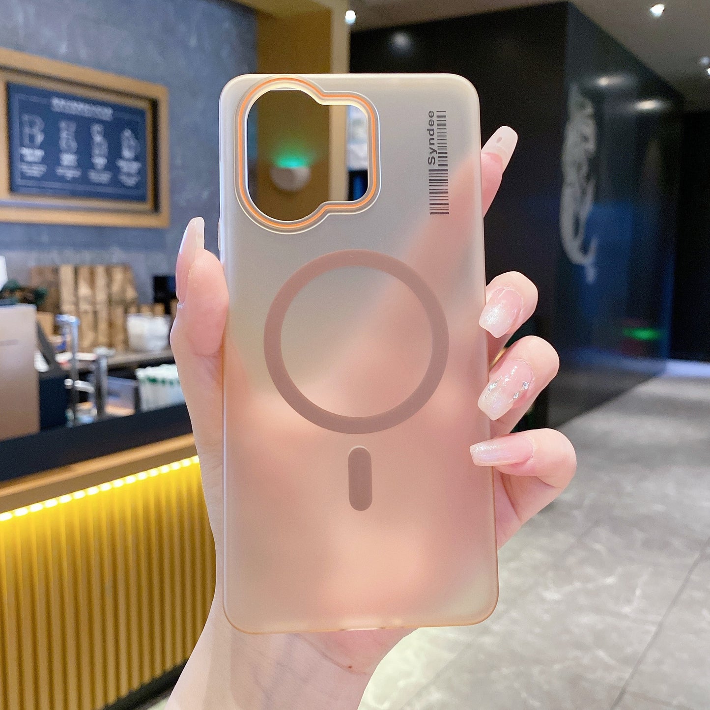Oppo K13 Turbo / K13 Turbo Pro 5G Premium Magnetic Frosted Ultra Slim Back Case - Desert Gold