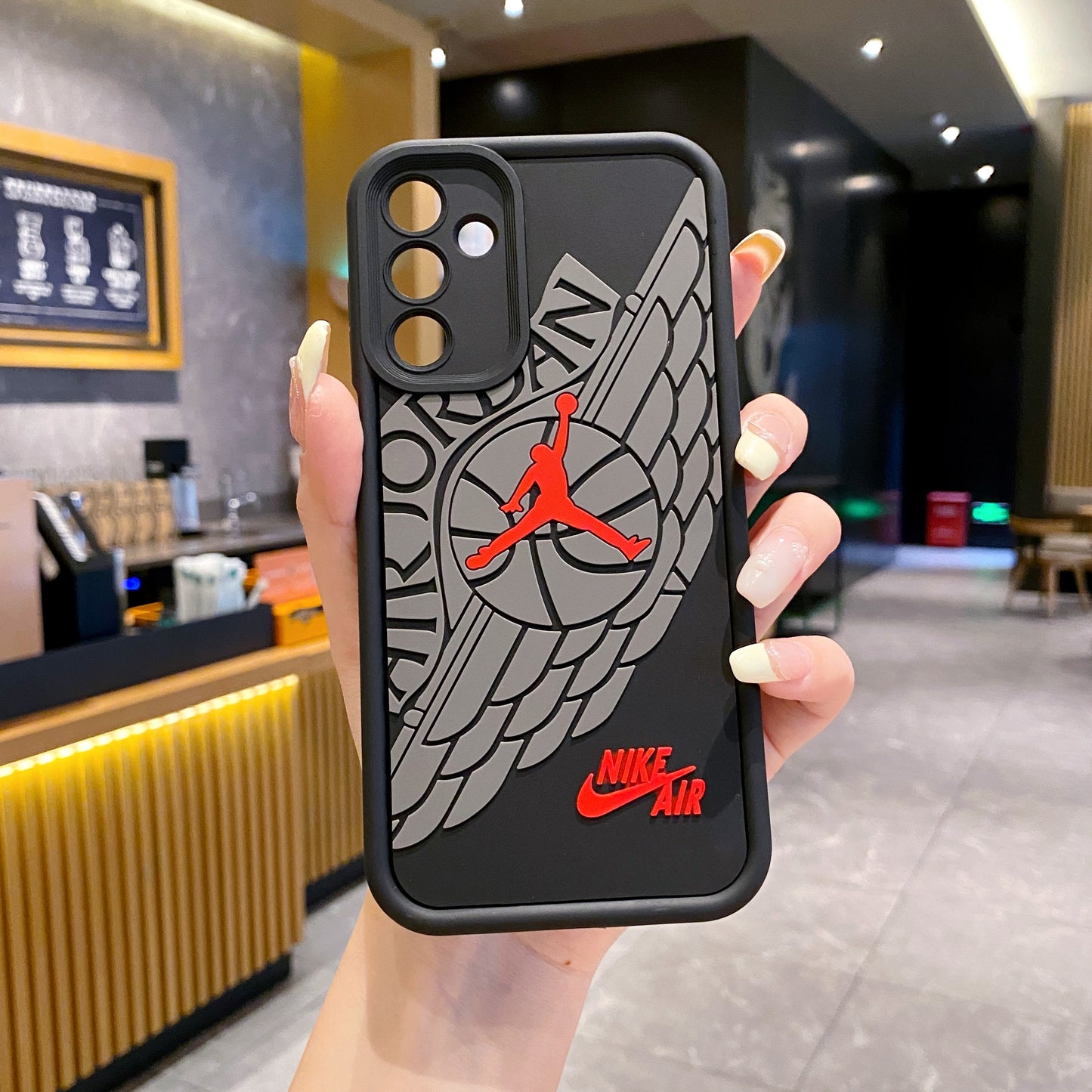 Samsung F15 5G Jordan Soft Silicone Cute 3D Cartoon Back Cover Case - Jordan 1