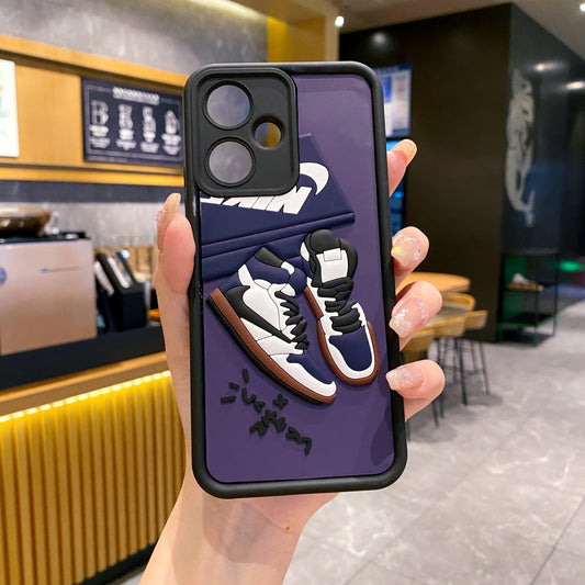 Redmi 13c 5G Nike Soft Silicone Cute 3D Cartoon Back Cover Case - Nike 2
