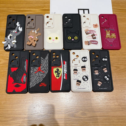 Vivo Y200 Pro 5G  Jordan Soft Silicone Cute 3D Cartoon Back Cover Case - Jordan 2
