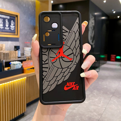 Vivo Y200 Pro 5G  Jordan Soft Silicone Cute 3D Cartoon Back Cover Case - Jordan 1