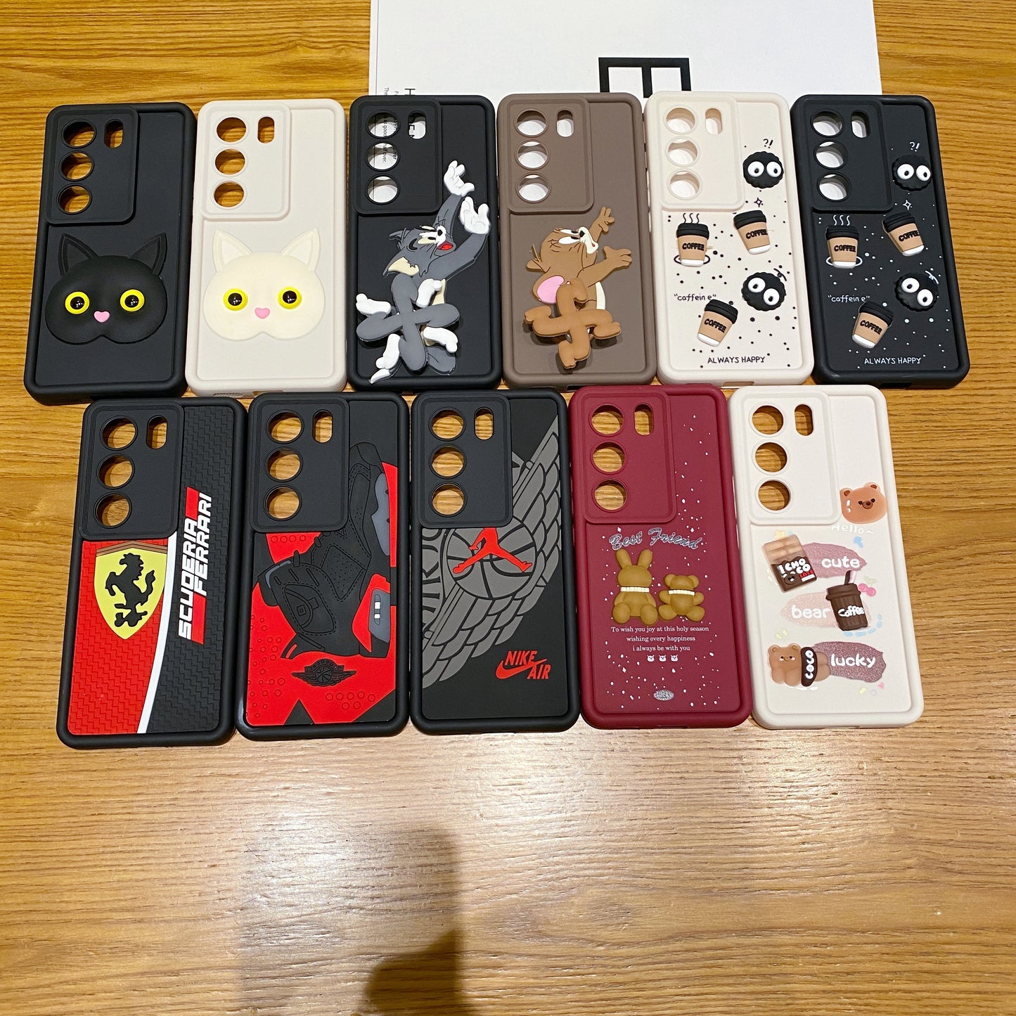 Vivo V29 / V29 Pro 5G Ferrari Soft Silicone Cute 3D Cartoon Back Cover Case - Ferrari