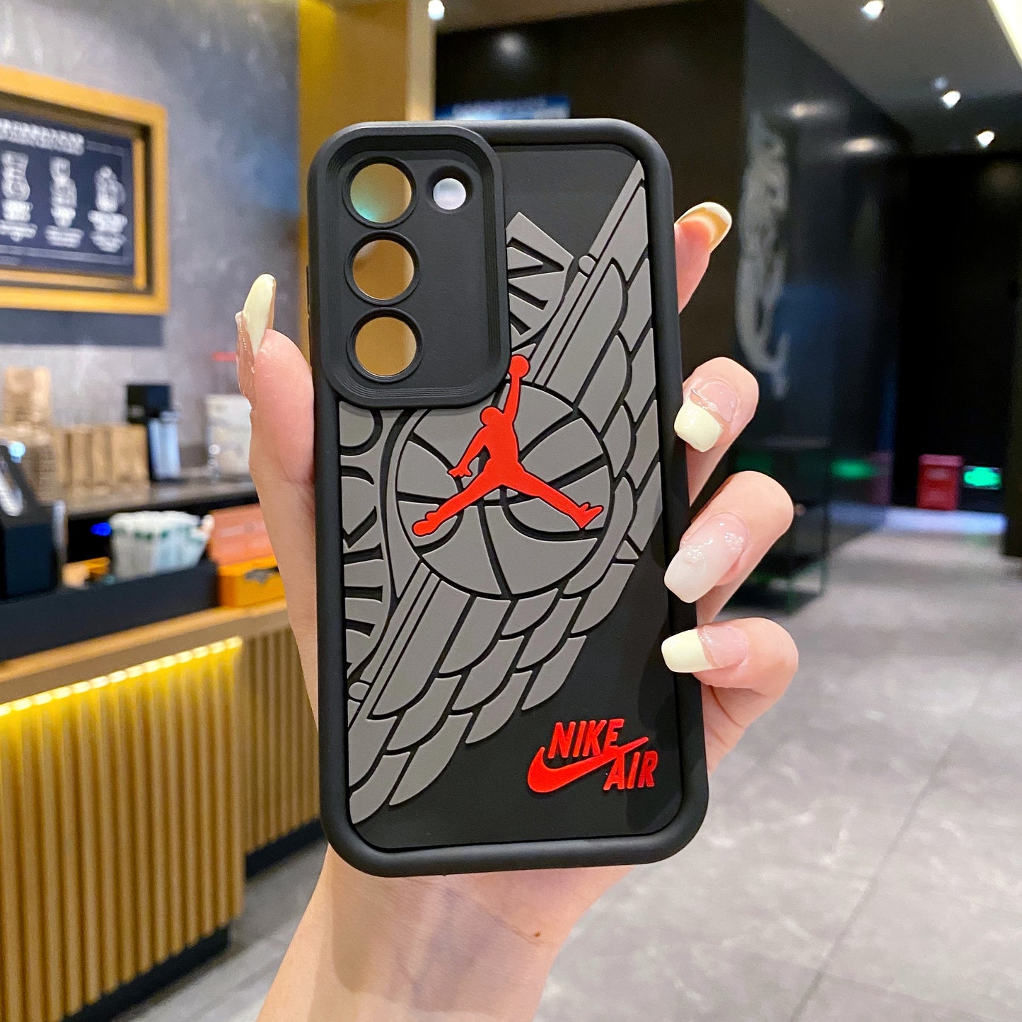 Samsung S23 5G Jordan Soft Silicone Cute 3D Cartoon Back Cover Case - Jordan 1