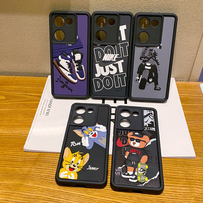 Vivo Y200 Pro 5G Moto Rider Soft Silicone Cute 3D Cartoon Back Cover Case - Moto Rider