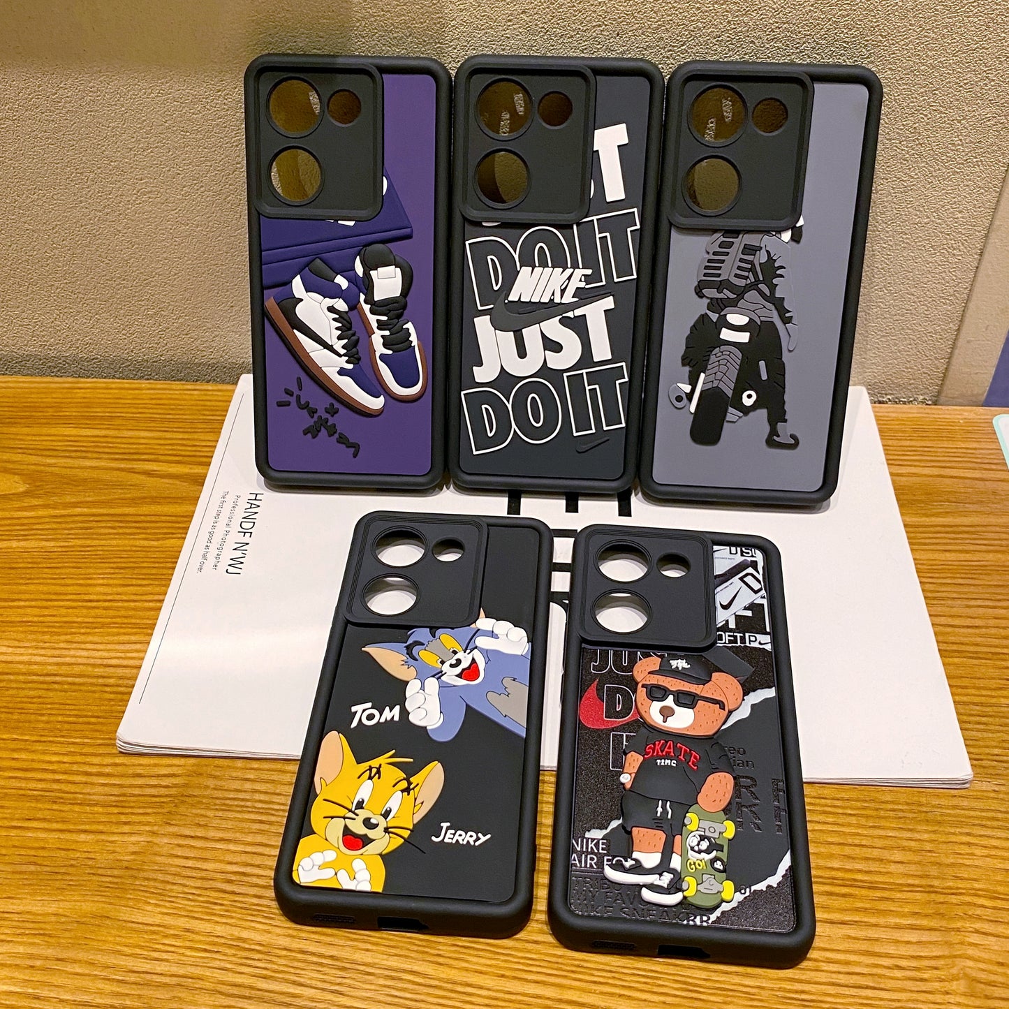 Vivo Y200 Pro 5G Bear Soft Silicone Cute 3D Cartoon Back Cover Case - Bear