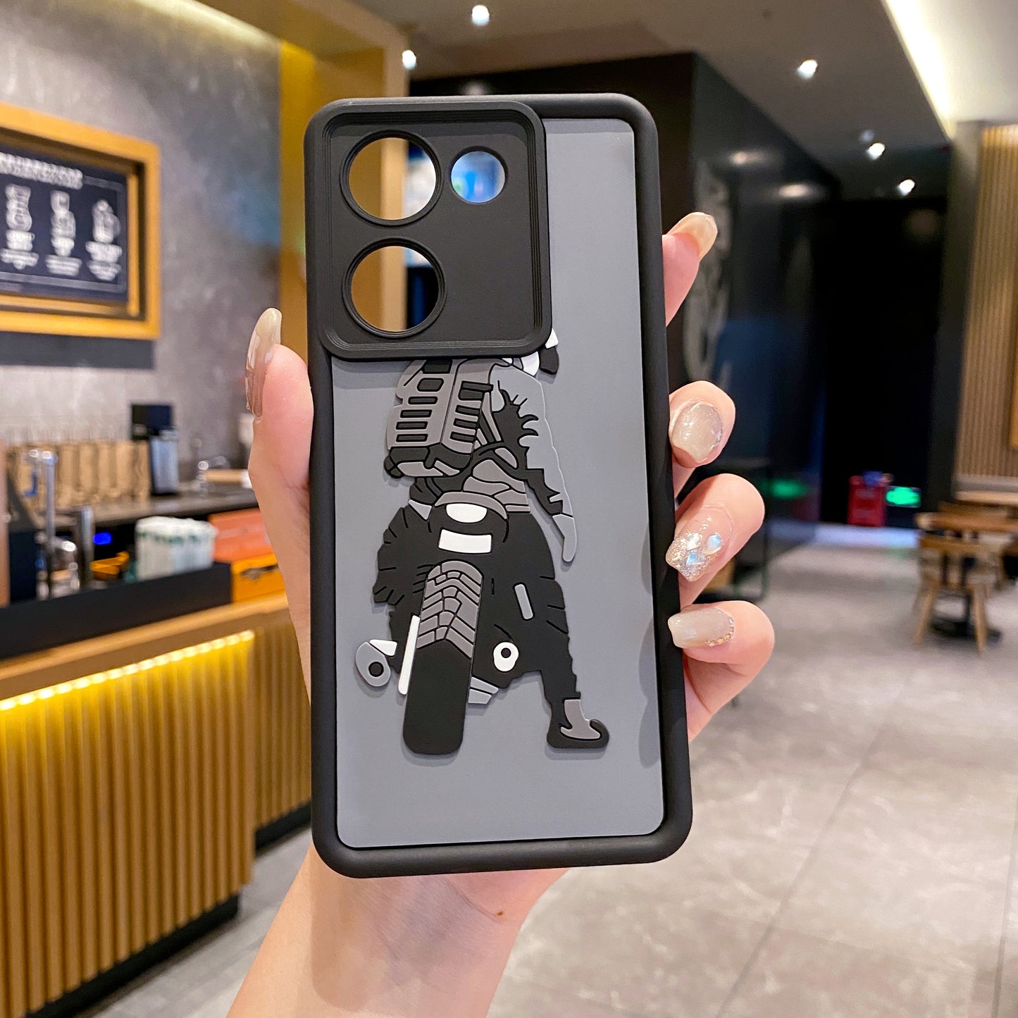 Vivo Y200 Pro 5G Moto Rider Soft Silicone Cute 3D Cartoon Back Cover Case - Moto Rider