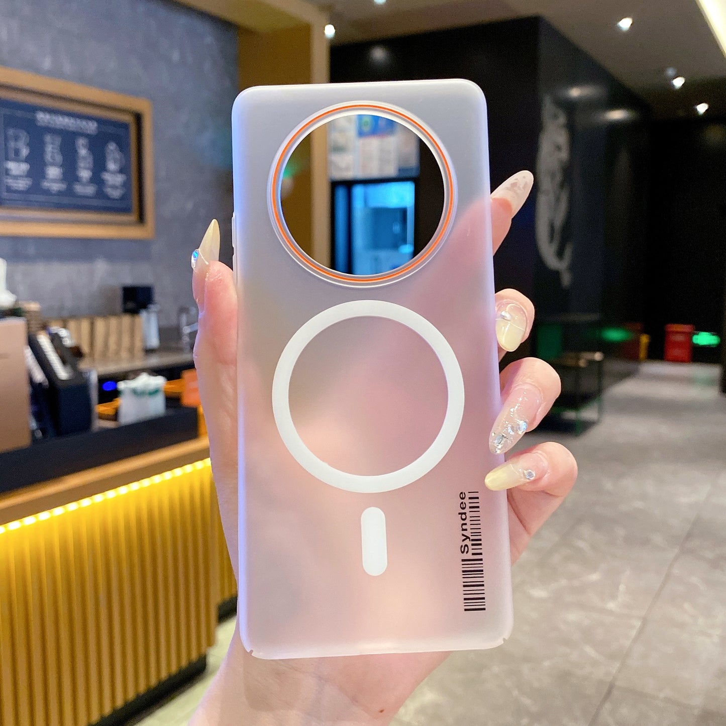Oppo F27 Pro Plus 5G Premium Magnetic Frosted Ultra Slim Back Case - White