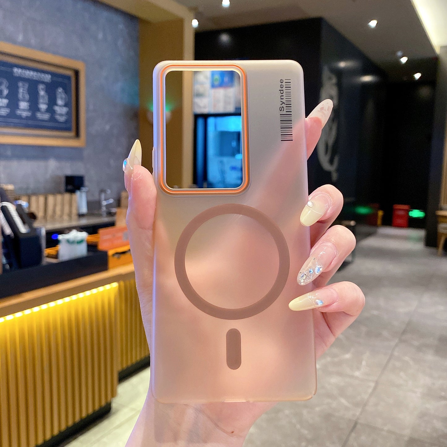 Vivo V29/V29 Pro 5G Premium Magnetic Frosted Ultra Slim Back Case - Desert Gold