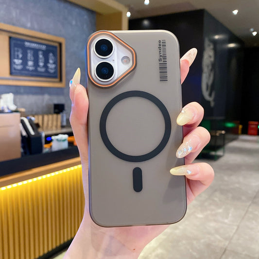 Apple iPhone 16 Premium Magnetic Frosted Ultra Slim Back Case - Frosted Black