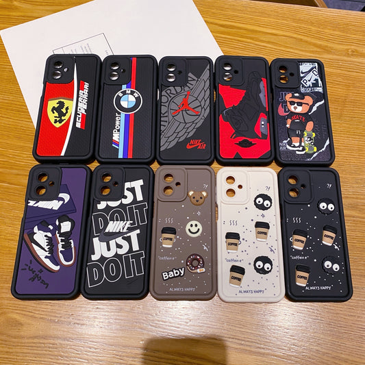 Motorola Moto G54/G64 5G Ferrari Soft Silicone Cute 3D Cartoon Back Cover Case - Ferrari