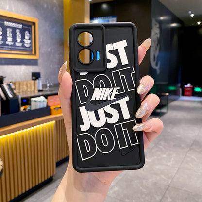 Motorola Moto G85 5G Nike Soft Silicone Cute 3D Cartoon Back Cover Case - Nike 1