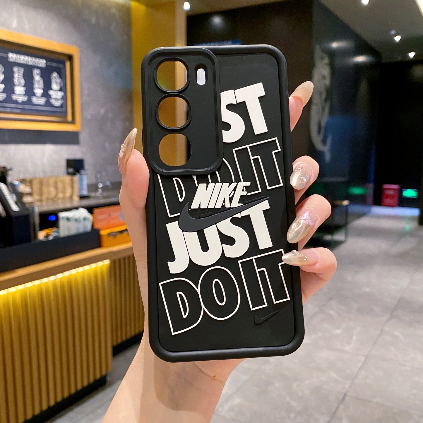Vivo Y300 5G Nike Soft Silicone Cute 3D Cartoon Back Cover Case - Nike 1
