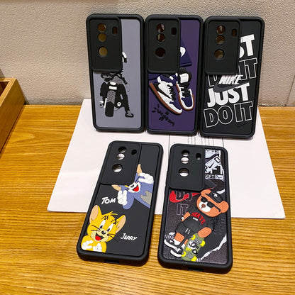 Vivo V40e/iQoo Z9s 5G Moto Rider Soft Silicone Cute 3D Cartoon Back Cover Case - Moto Rider